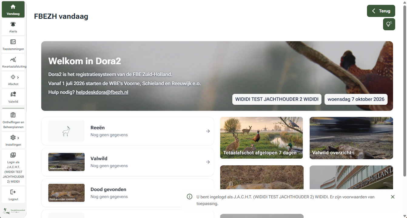 Featured image for “Nieuw registratiesysteem DORA2 gelanceerd”